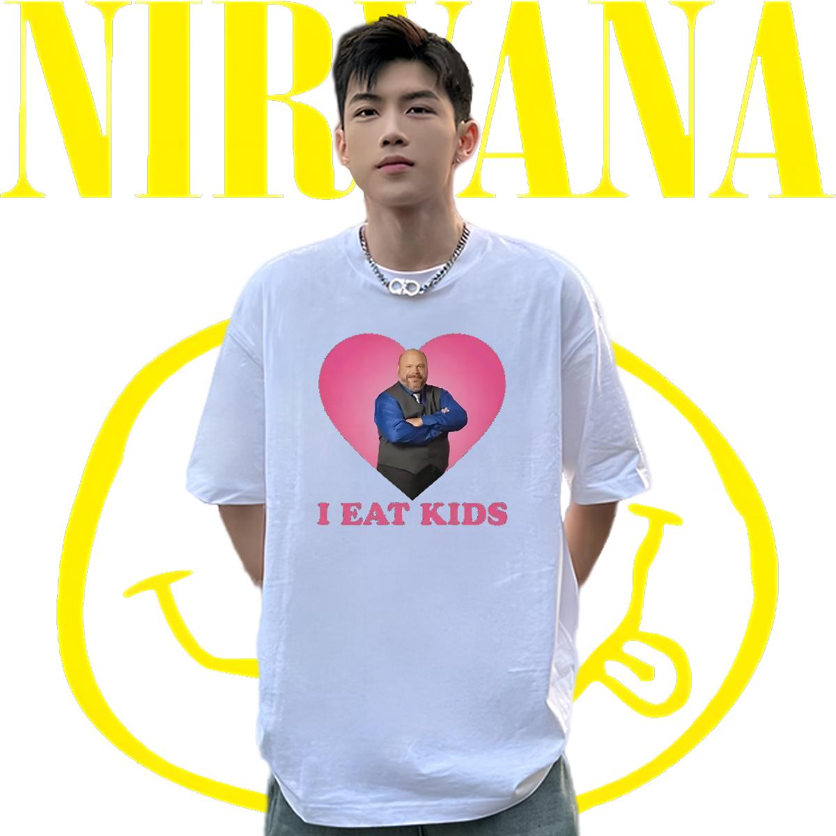 Classic Casual T Shirt For Man Oversized Couples T Shirts Anime Printing Street Round Neck Short Sleeve Comfortable Polos