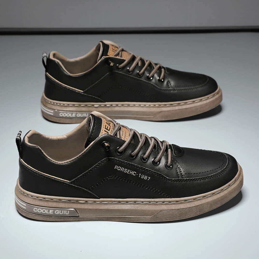 Ddmysports Men Spring Casual Breathable Black Sneakers Fashion Driving Walking Tennis Shoes For Male Skate Flats OUTDOOR