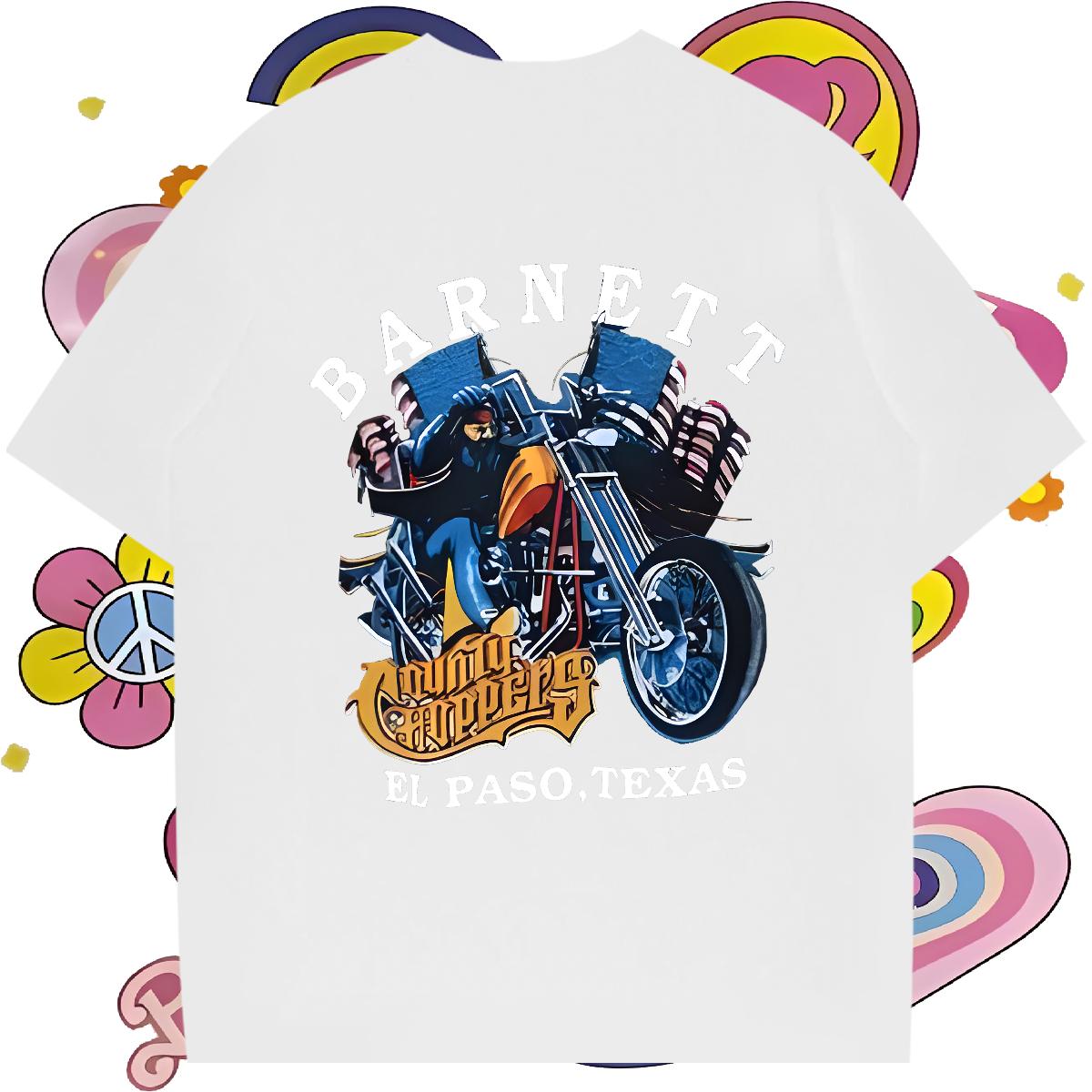 2024 Summer T-Shirts Custom Cartoon Tshirts Casual Daily Wear Crew Neck Cotton Loose Tees Shirts