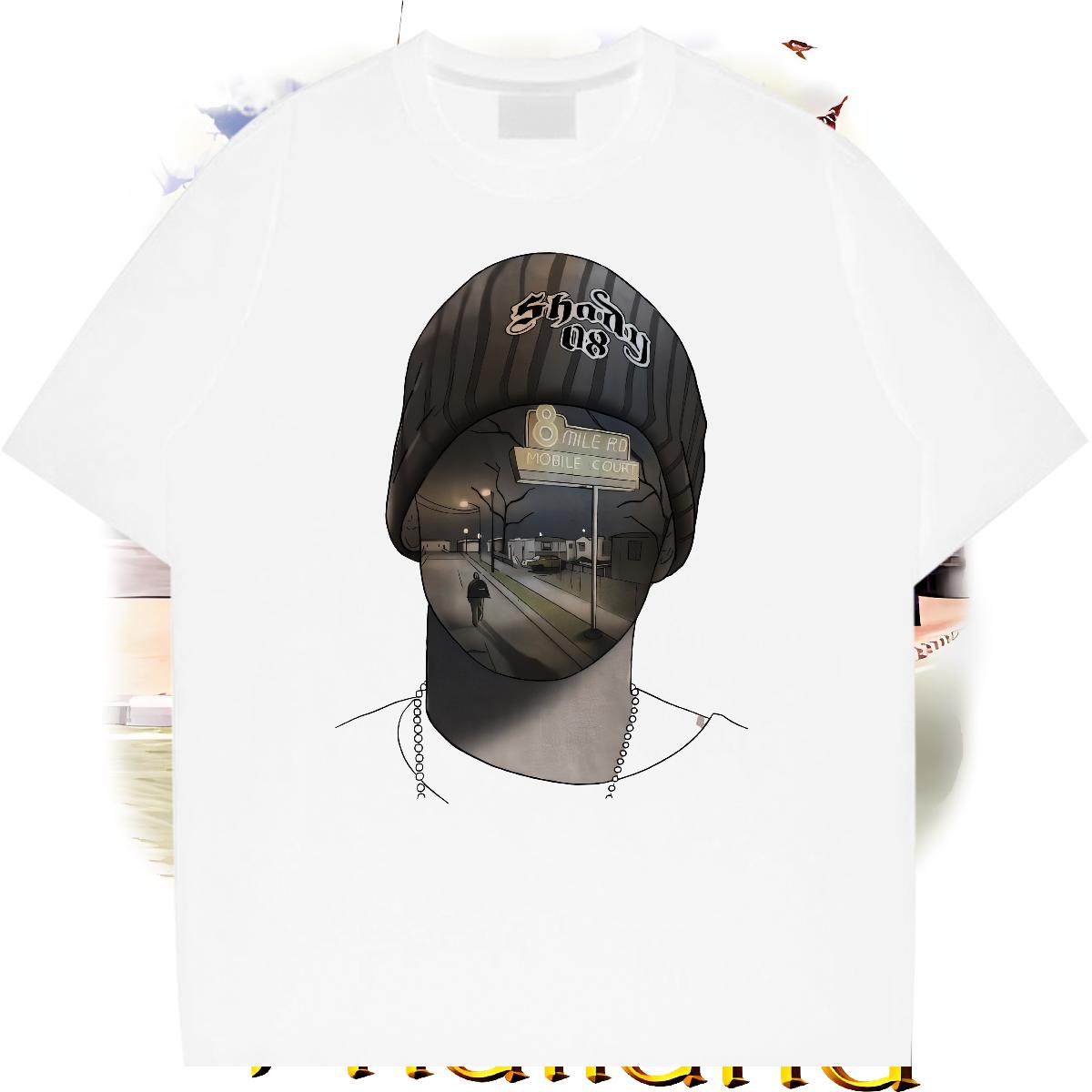 Loose Fit Mens T Shirts Daily Outfit Breathable Short Sleeve Tshirts Customized White Plus Size Tees