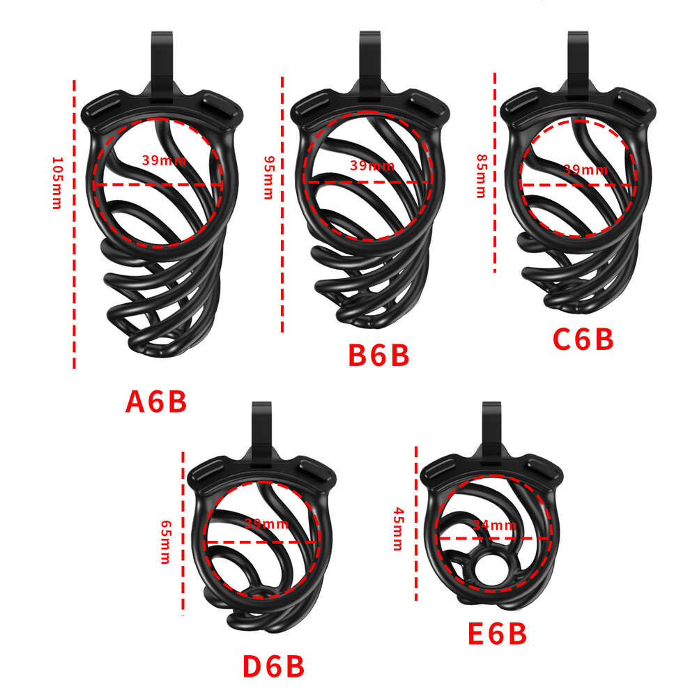 2023 SANICA BDSM Sex Toy Resin chastity Cage Male Chastity Devices Penis Lock Cock Penis Cages for Men s