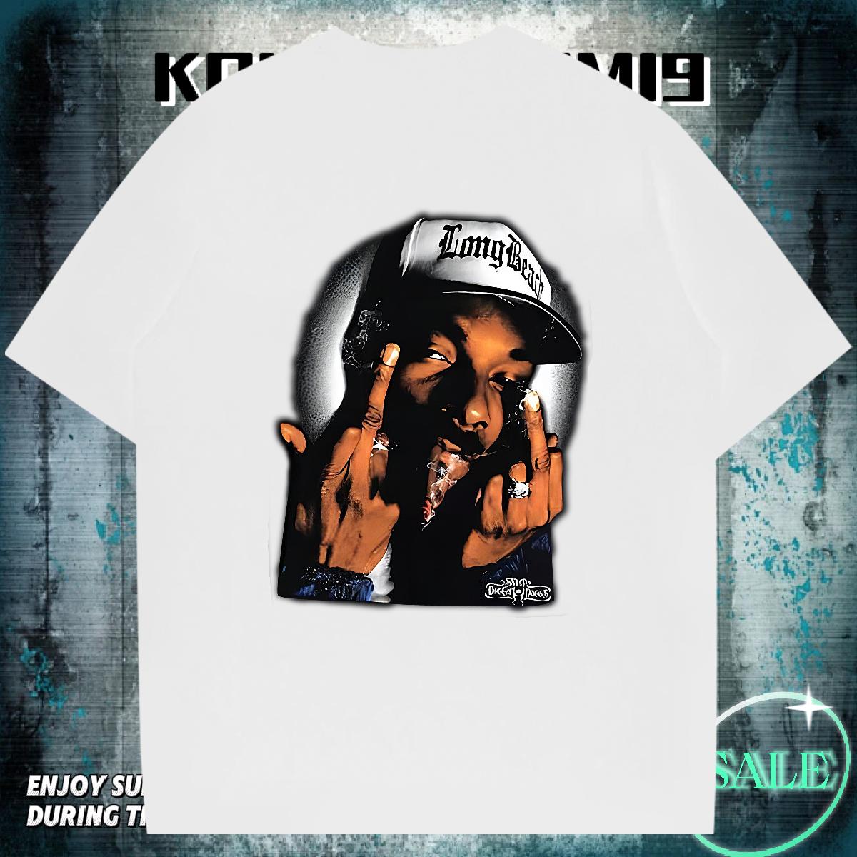 2024 Summer T-Shirts for Men Customized Print Hip Hop Tshirts O-Neck Short Sleeve Cotton Loose Tops