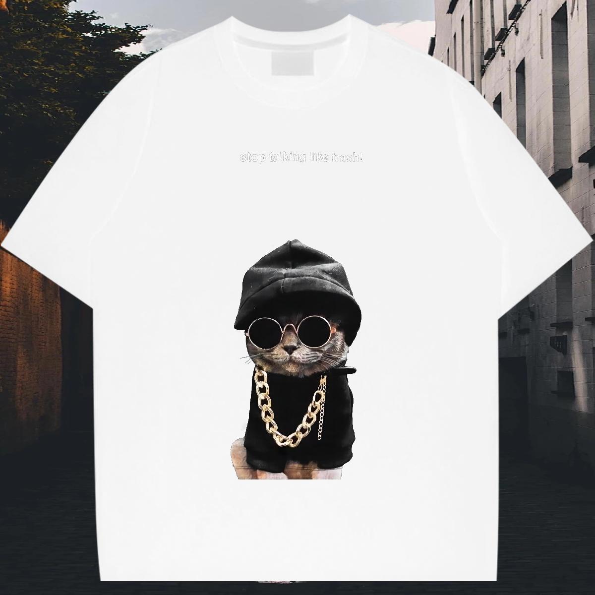 Fashion Design T shirt O-Neck Short Sleeve Cotton Street Wear Tshirts Plus Size Custom Cool Polos