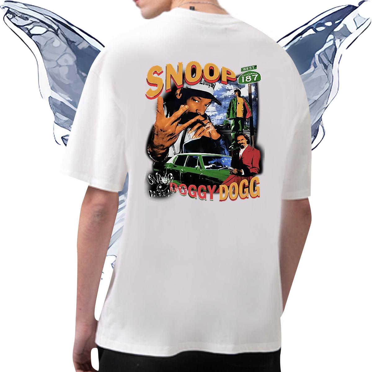 Custom T-Shirts Anime Print Tshirts High Street Hip Hop 180g Cotton Unisex Tops Shirt