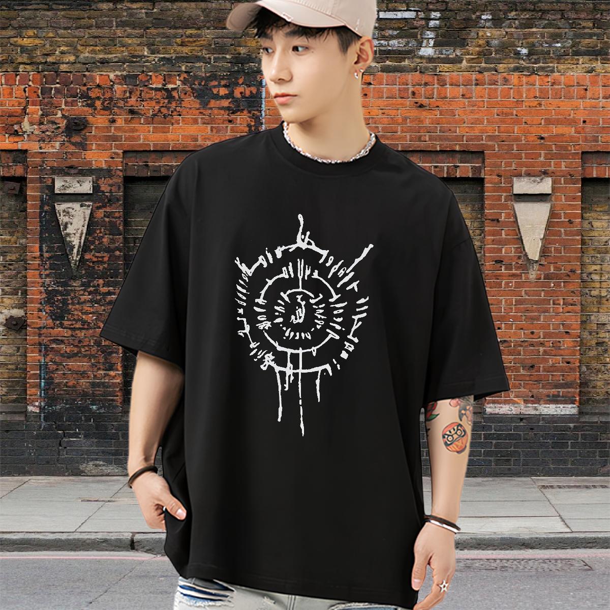 Designer T shirt Street Casual Round Neck Short Sleeve Men Tshirts DIY Customized Cartoon Printing S-3XL Clothings