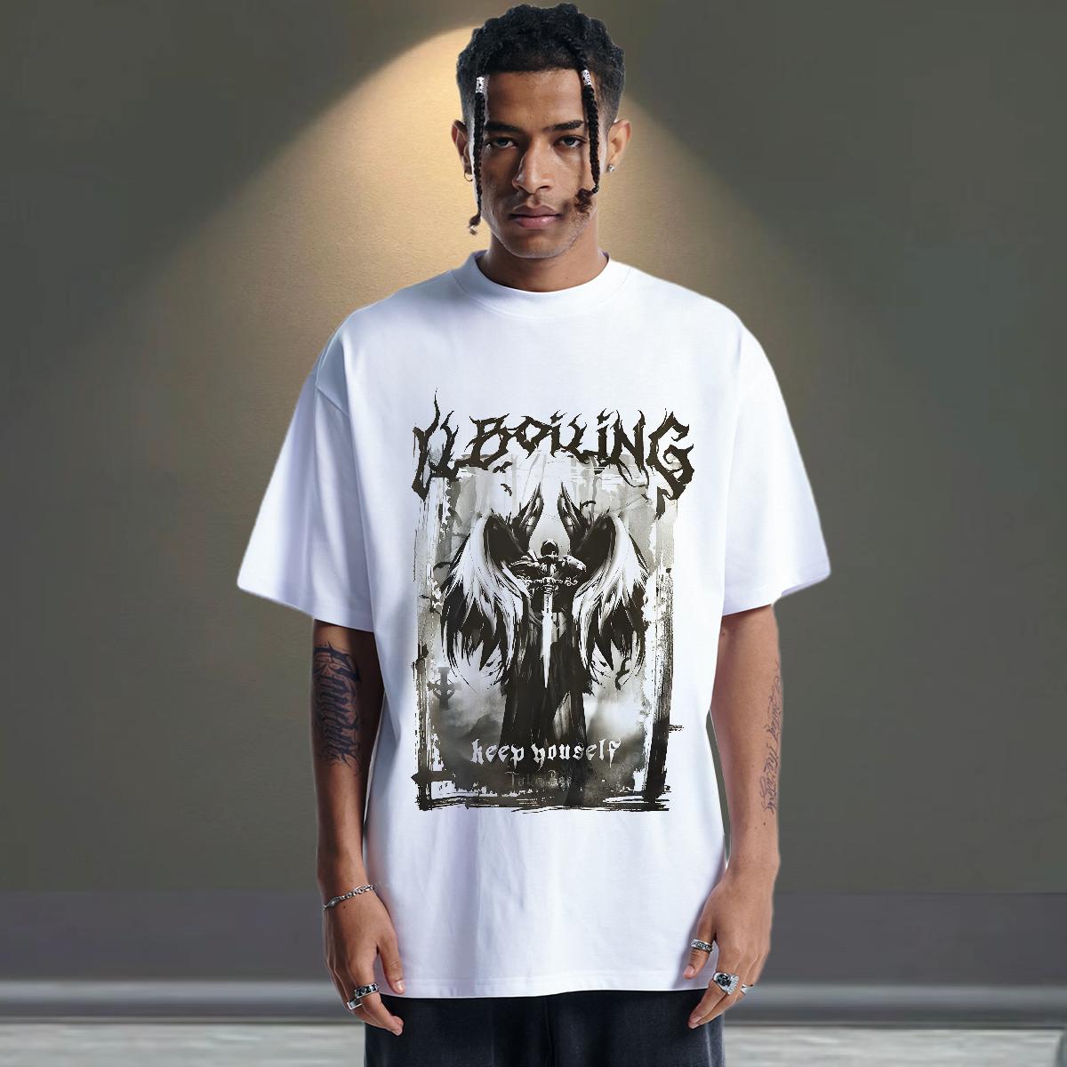 DIY Customized T Shirts Men Custom Print Plus Size Men Tees Street Casual O-Neck Short Sleeve Cotton Brand Tee Shirt