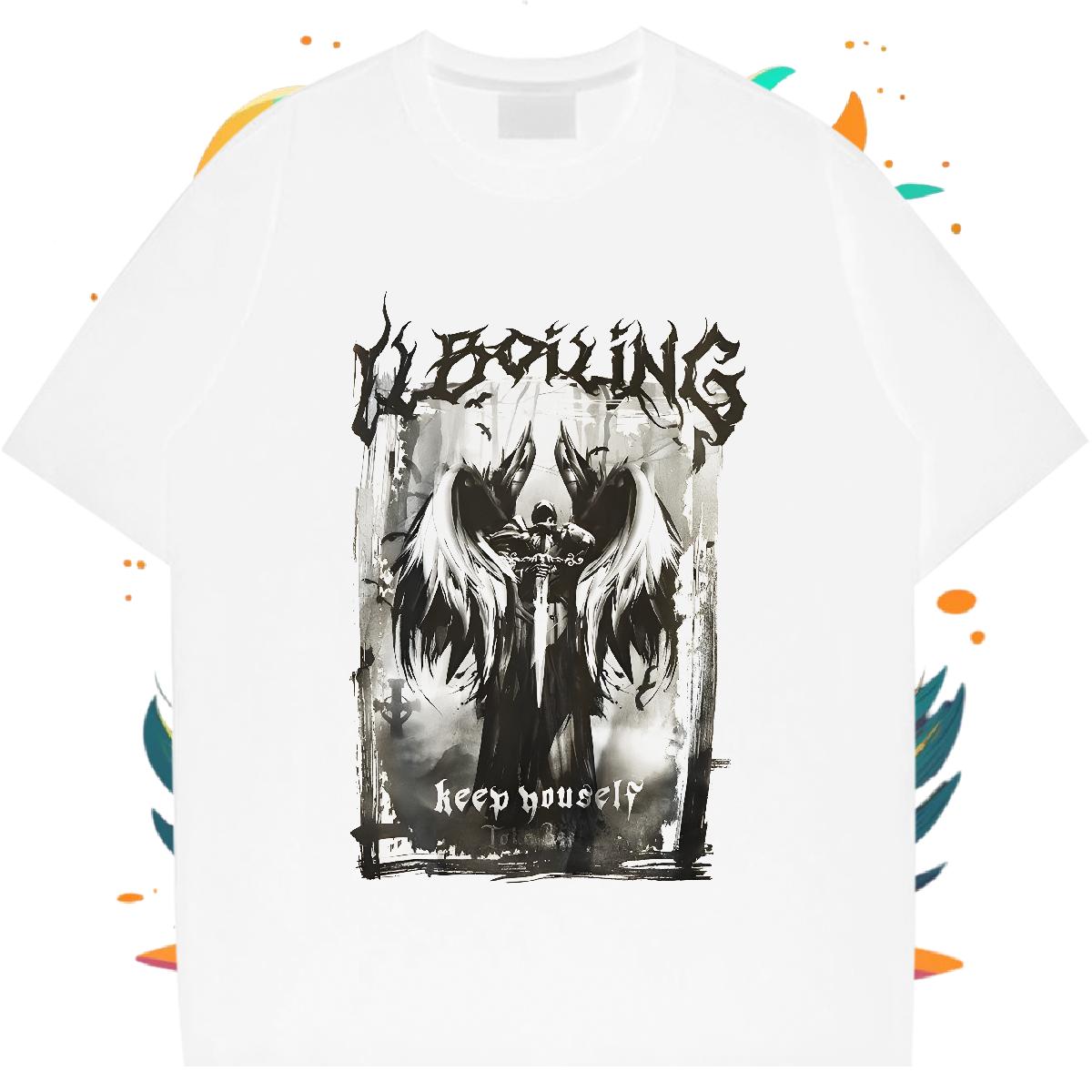 2024 New T shirt Plus Size Cartoon Men Clothes T-Shirt Casual Daily Wear Cotton Breathable Short Sleeve Soft Wear