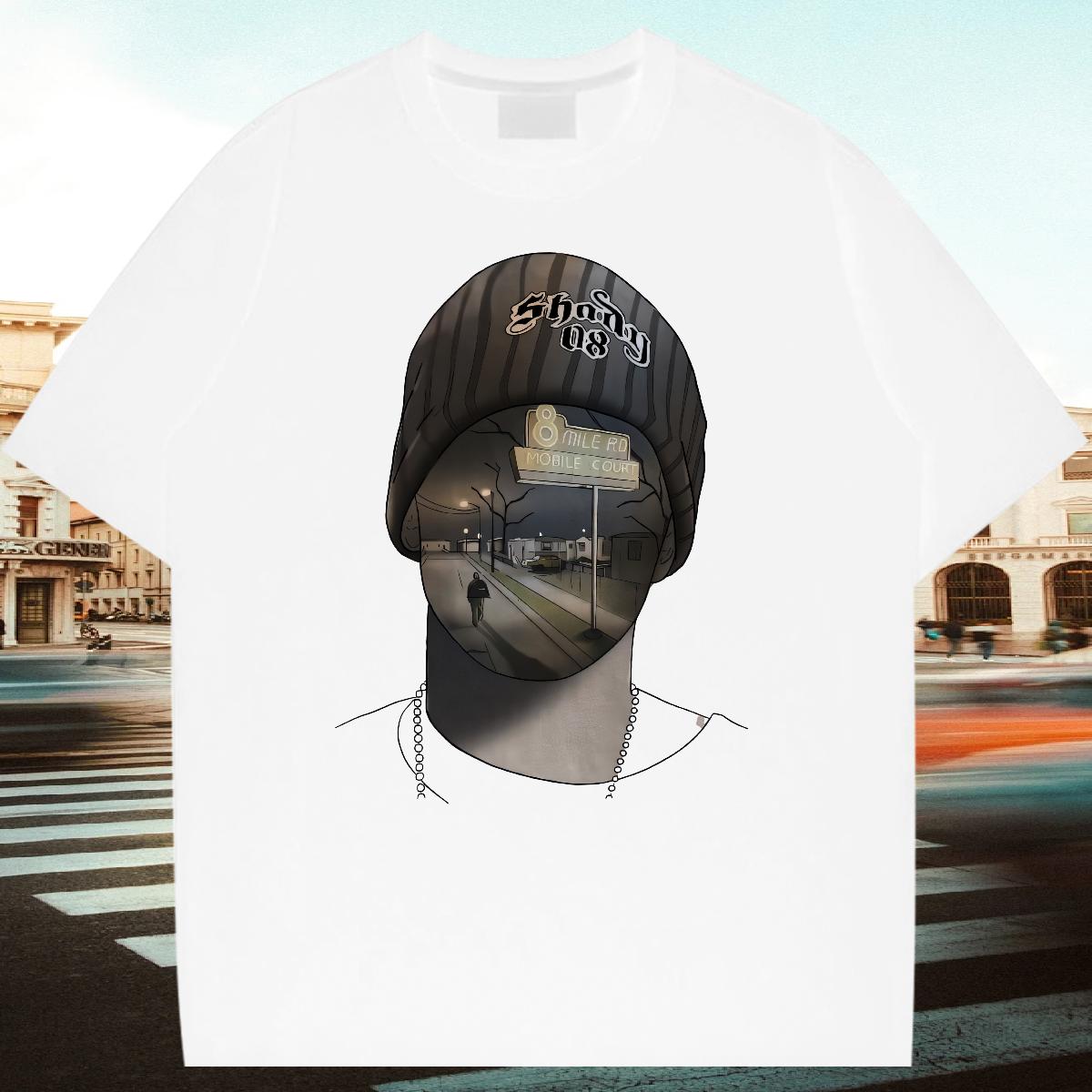 5A T shirt Beach Short sleeve Cotton Soft Couples T Shirts Classic Cartoon Printing S-3XL Tees Shirts