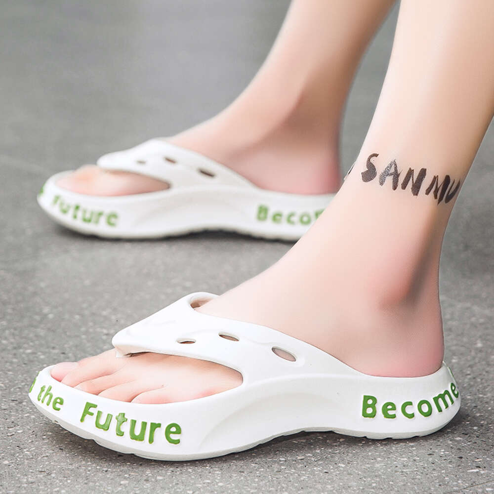 2024 New Summer Slippers Mens EVA Leisure Flip Flops Non-slip Beach Bathroom Flats Ourdoor Slides Thick Sole Creative Casual b9d6f