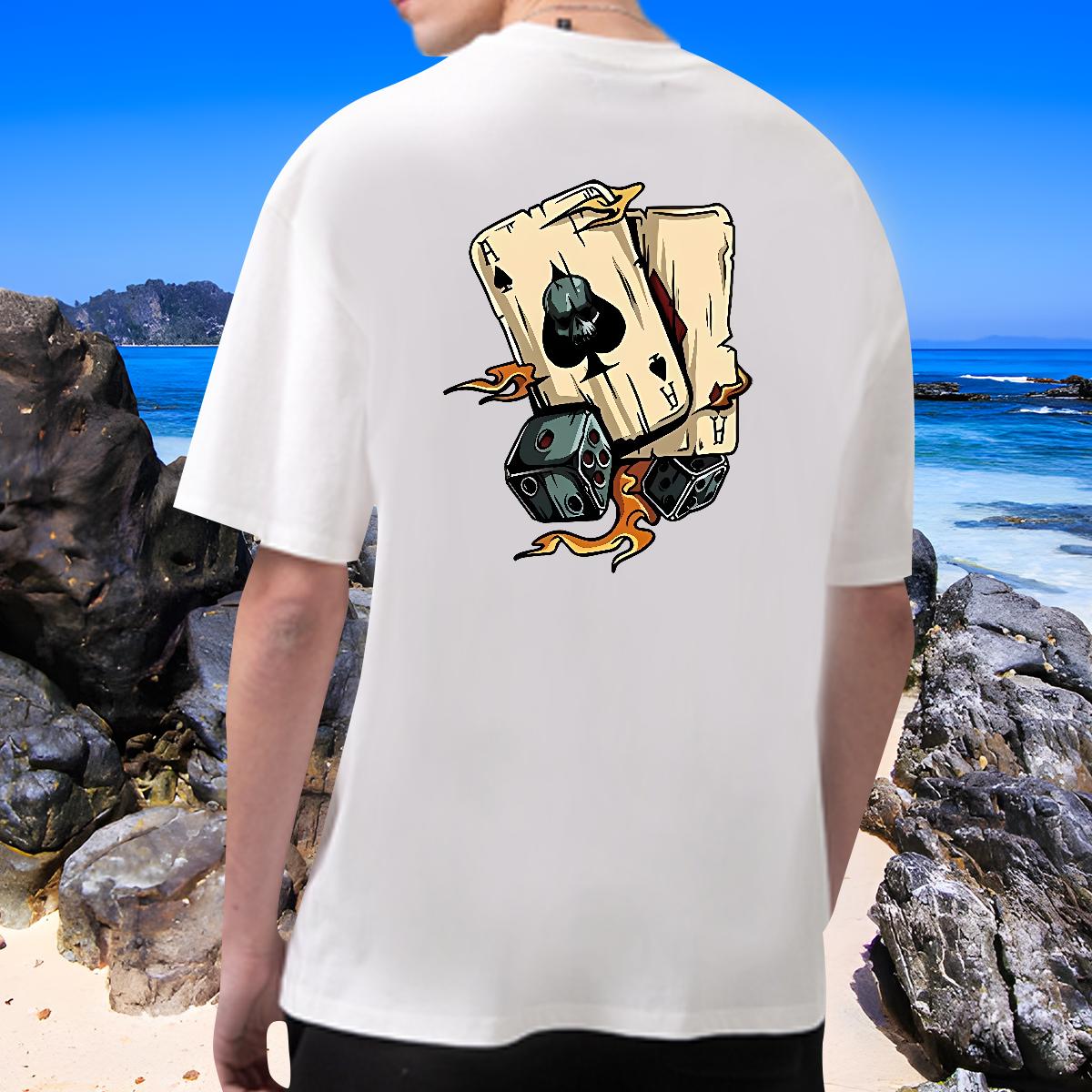 Custom Mens T Shirts Plus Size Cartoon Couples T Shirts Casual Round Neck Short Sleeve Cool Tees