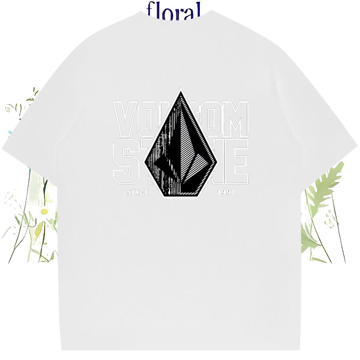 Fashion T shirt Cartoon Print Tshirts Street Wear O-Neck Short Sleeve Cotton Loose Fit Clothings
