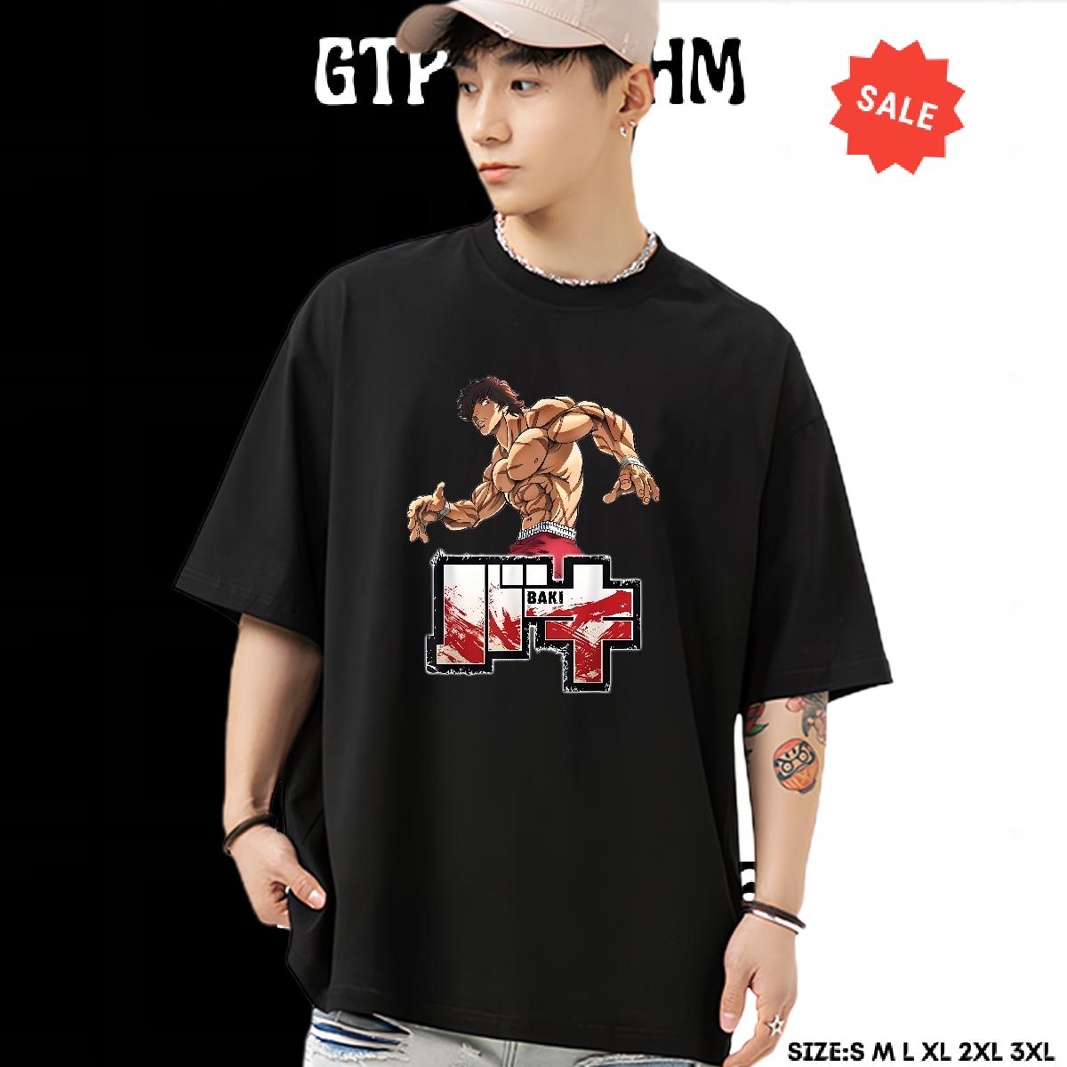 Brand Man T Shirts Street Wear Cotton Breathable Soft Men Tops Tees 2024 Anime Print Tees Shirts