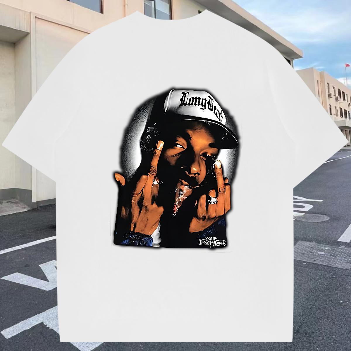 Custom T-Shirts DIY Street Casual Men Clothes T-Shirt Cotton Breathable Cool Tops