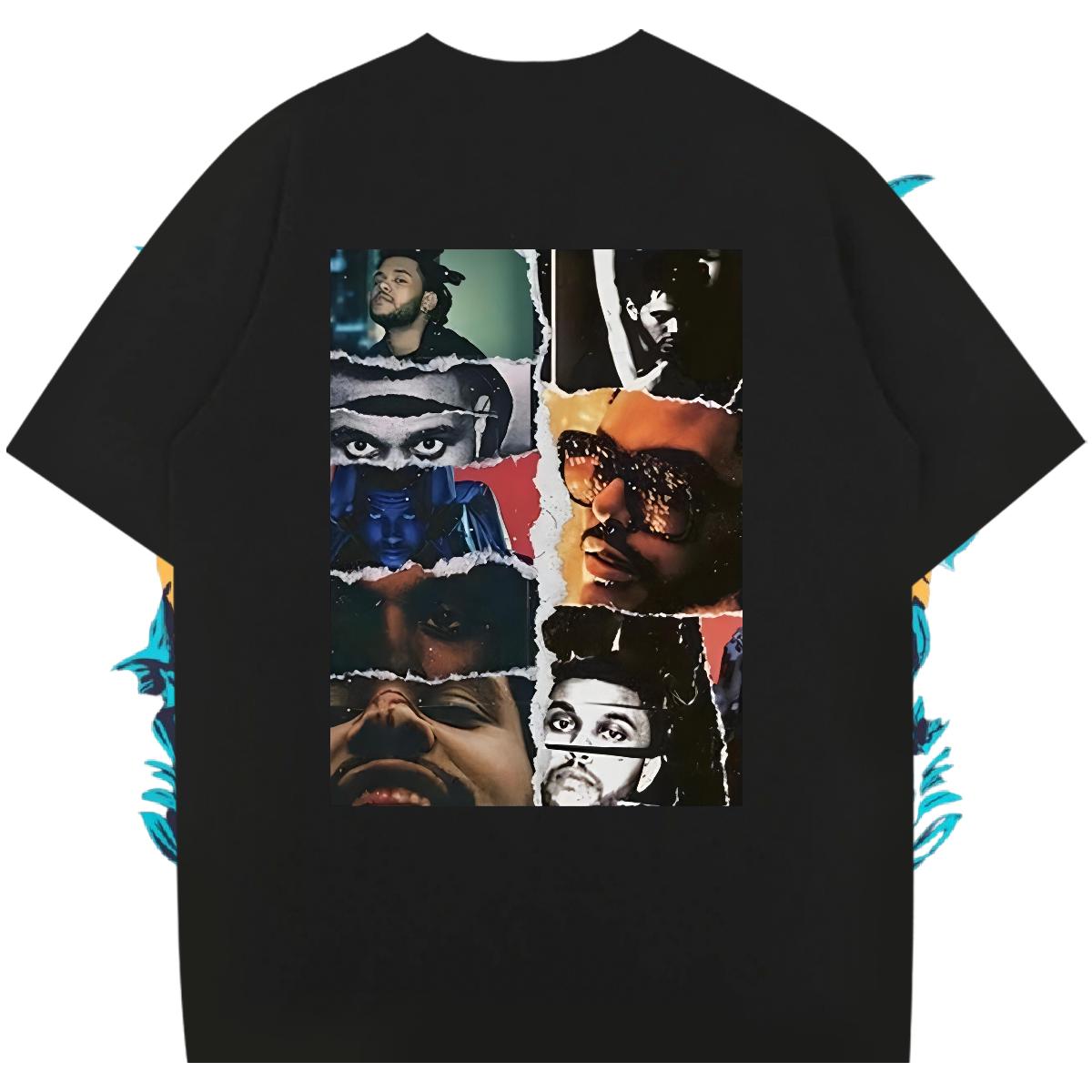 2024 DIY T Shirts Men Black Oversized Couples T Shirts Street wear Hip Hop Cotton O Neck Short Sleeves Loose Top Tees
