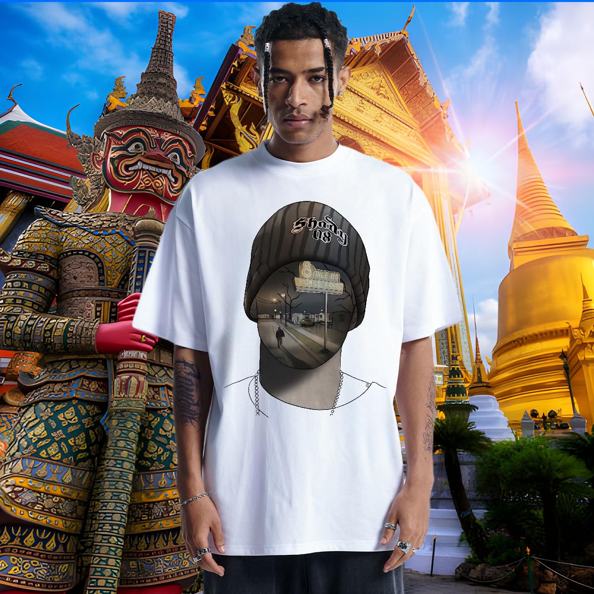 Designer T shirt Street Casual O-Neck Short Sleeve Cotton Men Tops Tees Stylist Custom Cartoon Tee Shirt