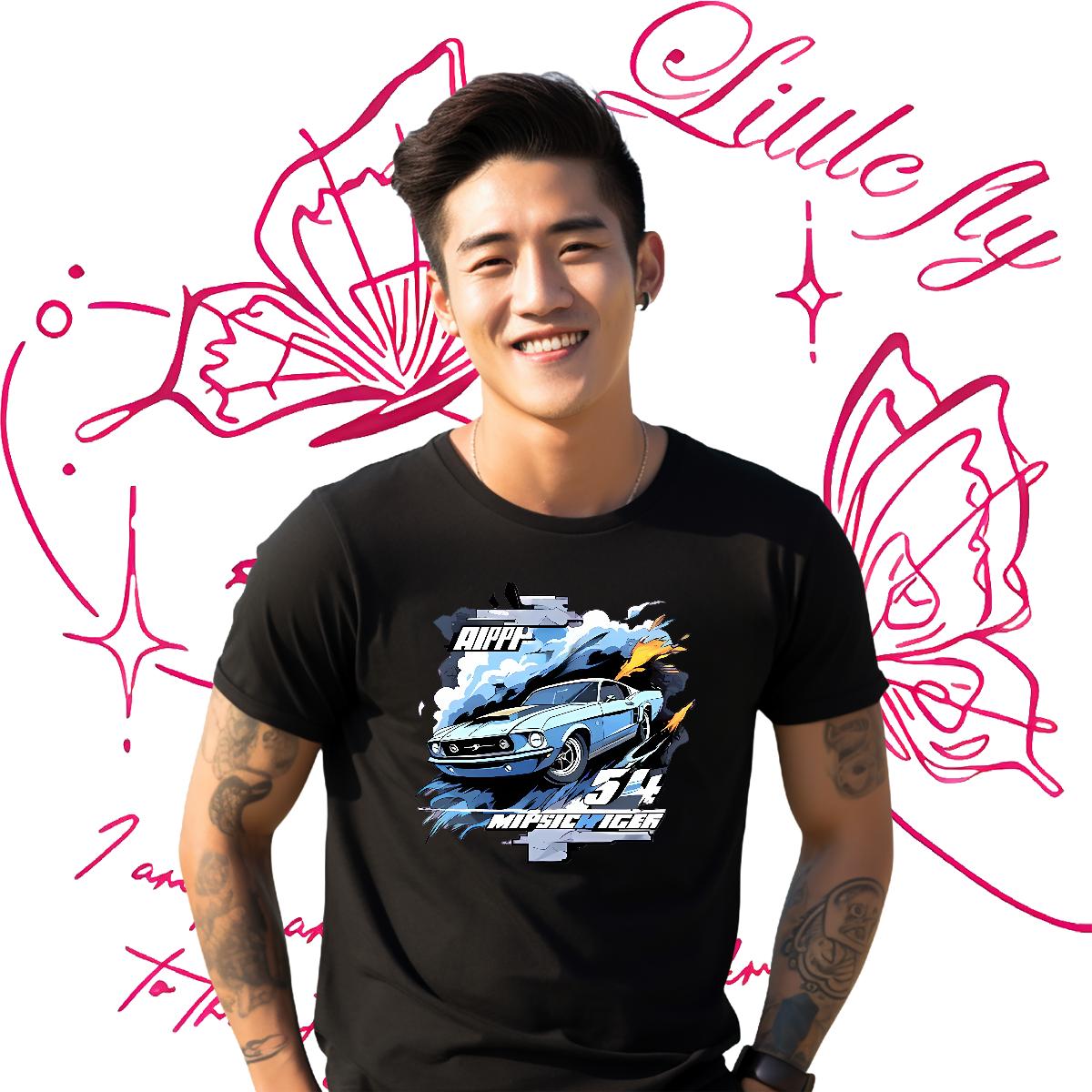 Fashion Man T Shirts DIY Printed High Street Hip Hop Tshirt for Man Woman Cotton O Neck Short Sleeves Cool Design Tops