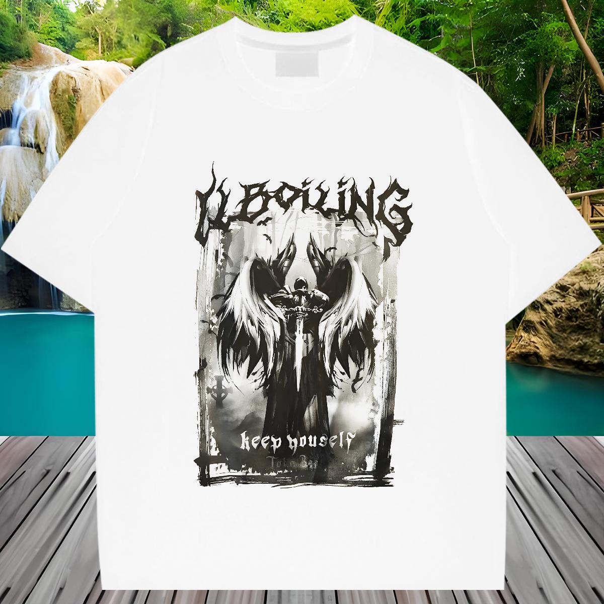 2024 Designer T-Shirts for Men Customized Men Tops Tees Daily Outfit Breathable Crew Neck Cotton Brand Wear