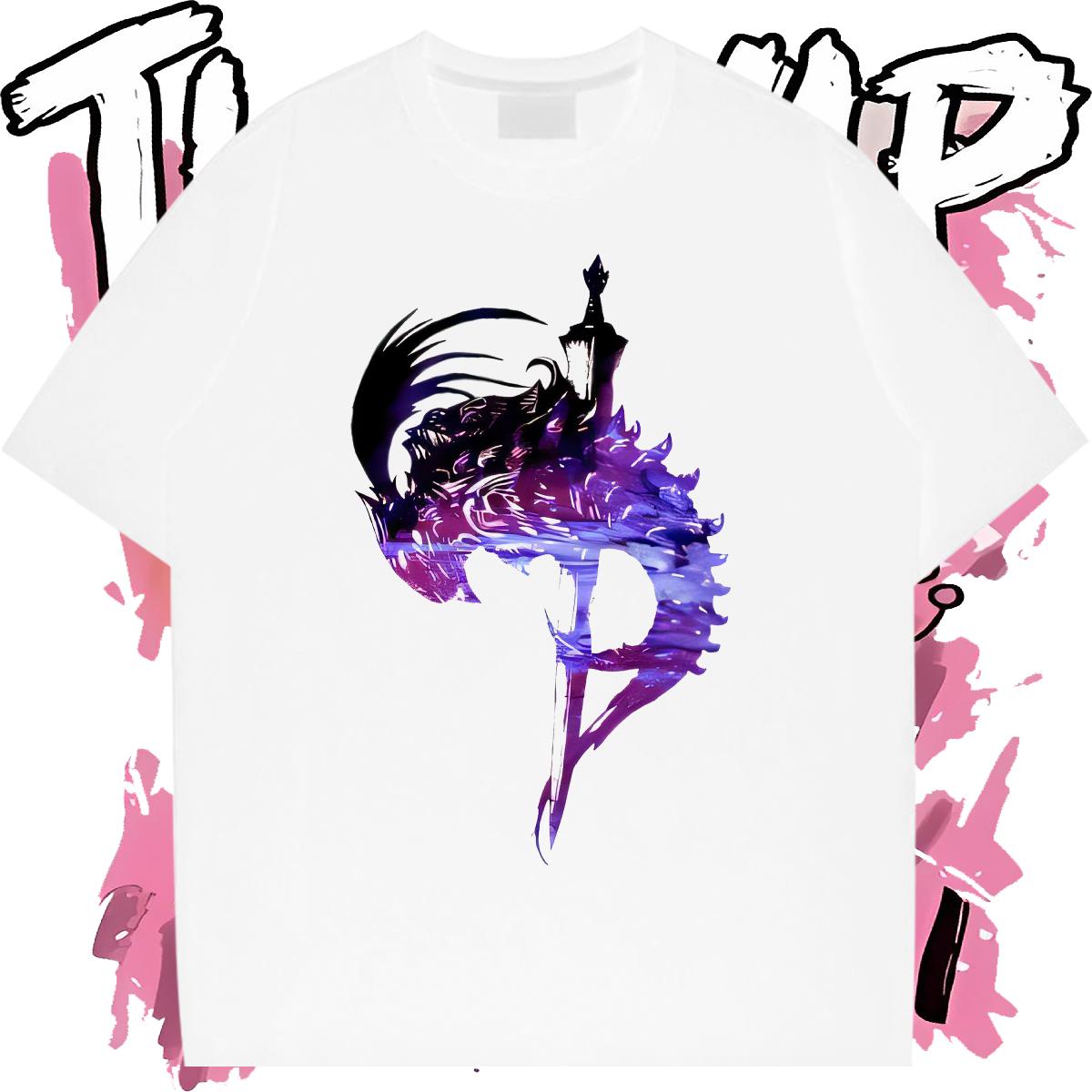 Loose Fit T Shirts Men Casual Beach Cotton Breathable Short Sleeve Men Tees DIY Customized Cartoon Print Top Tees