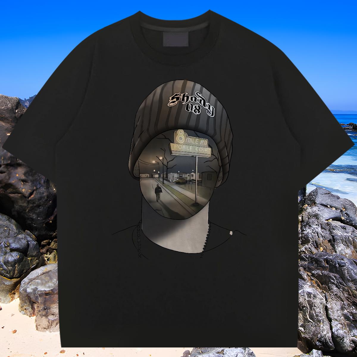 Designer T shirt Summer Casual 180g Cotton Tshirts 2024 New Cartoon Printing S-3XL Tops Tees