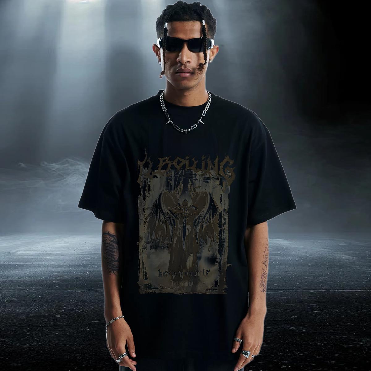 DIY Customized Men T Shirts Anime Tshirts Sports Casual Round Neck Short Sleeve 5A Clothings