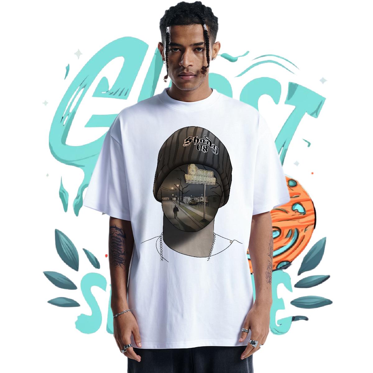 Cool T Shirt For Man Street Breathable Short Sleeve Men Clothes T-Shirt Customized Black Oversized Tees