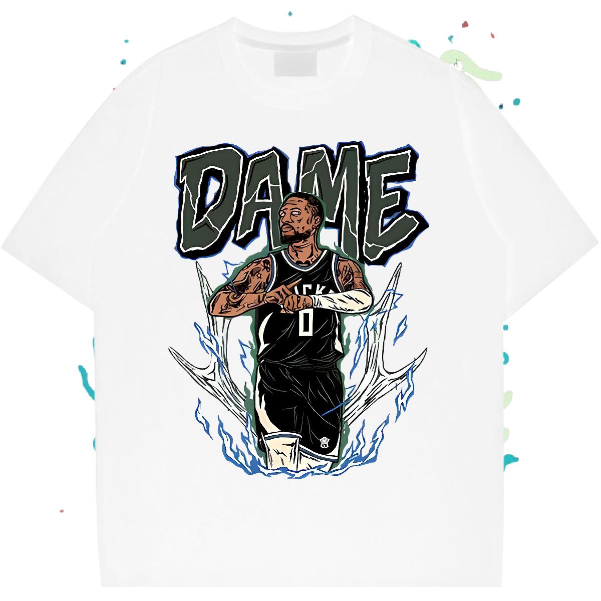 Wholesale T-Shirts DIY Logo Tshirts Street Casual Crew Neck Cotton Breathable Loose Wear