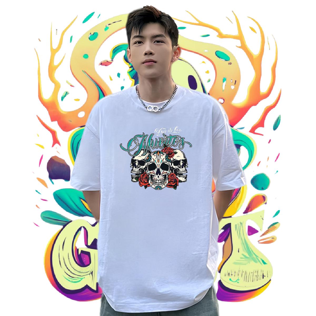 Unisex T Shirt For Man Beach Short Sleeve Cotton O-Neck Tshirt for Man Woman Designer Fashion Plus Size Custom Tees