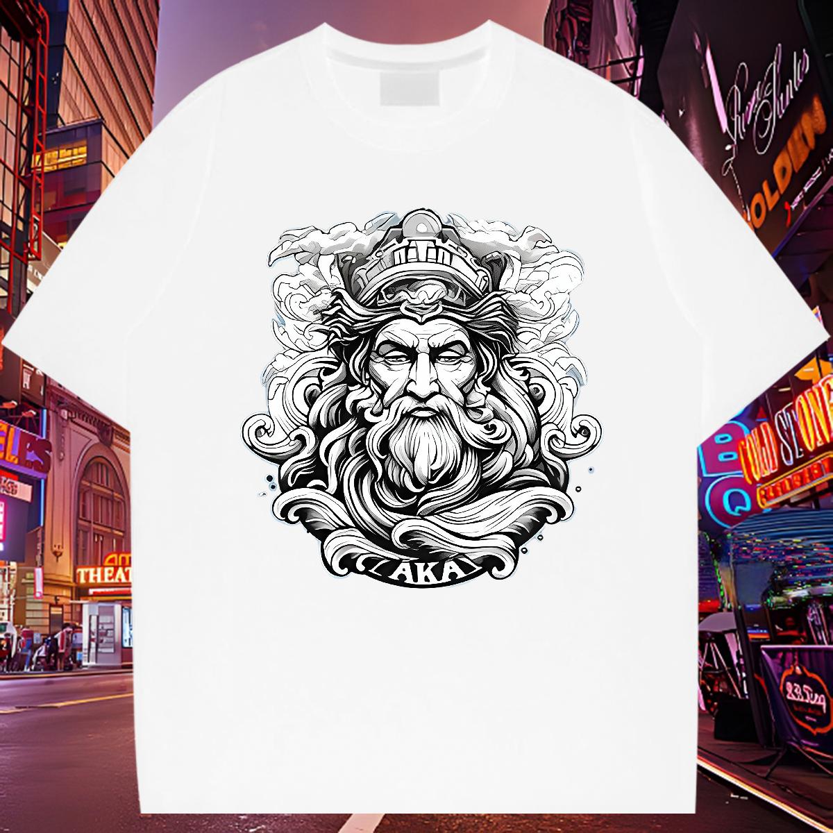 Custom T Shirt For Man Cartoon Printing S-3XL Hip Hop Couples T Shirts Breathable Short Sleeve Unisex Tee Shirt
