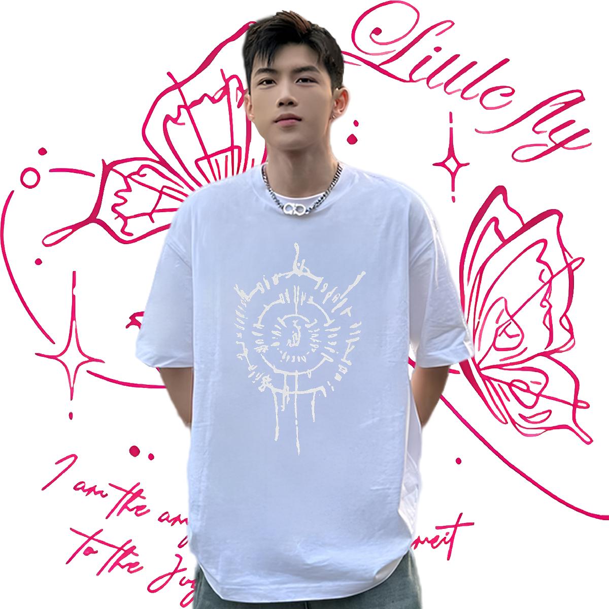 Popular T shirt Street wear Hip Hop Cotton Breathable Short Sleeve Men Clothes T-Shirt Fashion Designer DIY Printed Tshirts