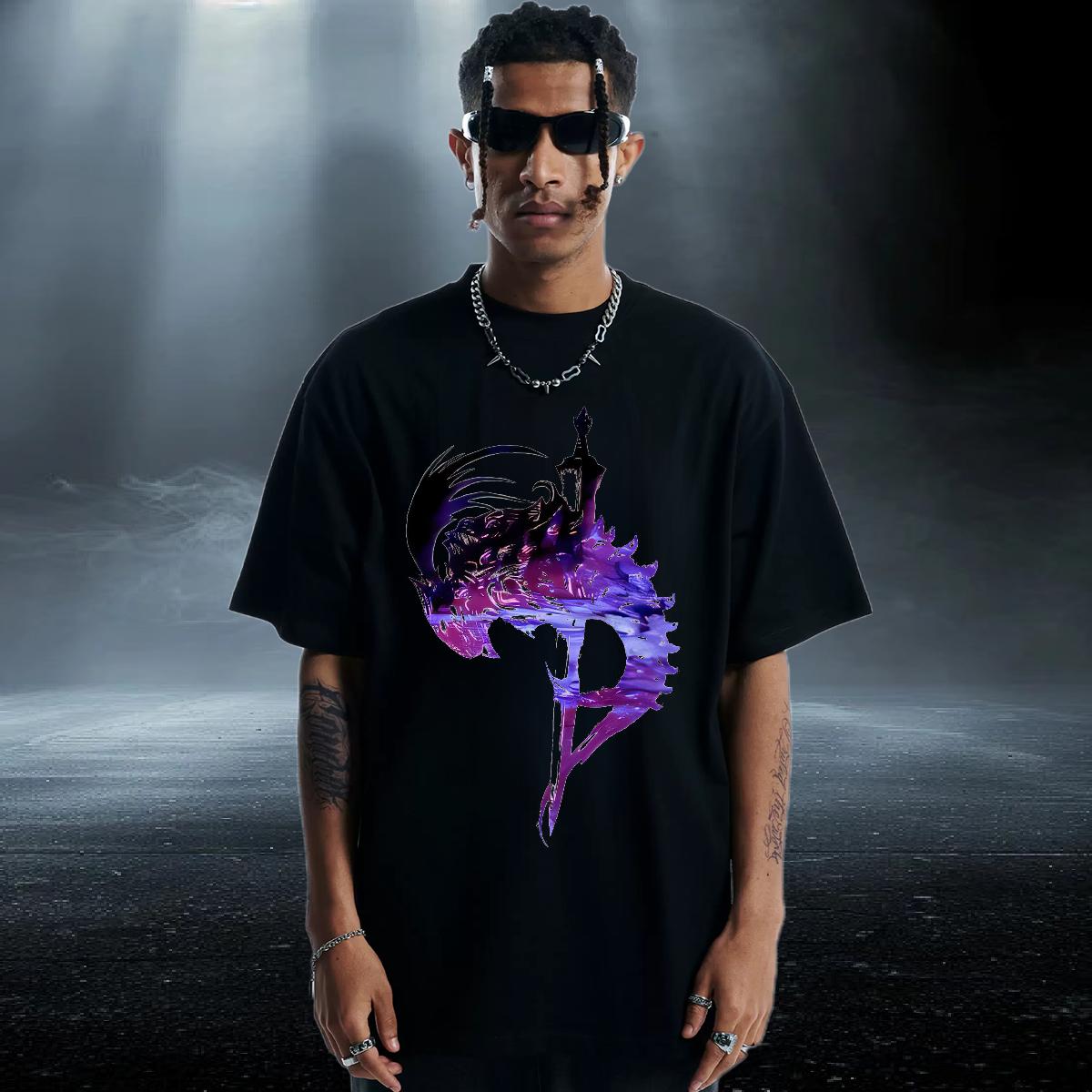 5A T-Shirts for Men Sports Casual Crew Neck Cotton Tshirts Brand Oversized S-3XL Tees