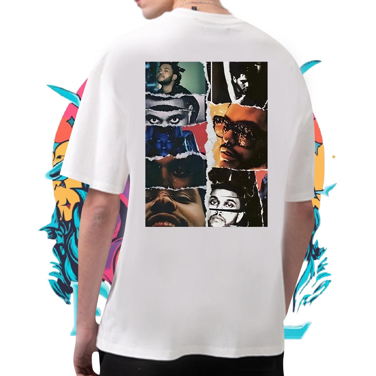 2024 DIY T Shirts Men Black Oversized Couples T Shirts Street wear Hip Hop Cotton O Neck Short Sleeves Loose Top Tees