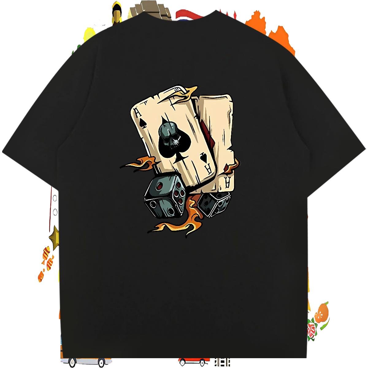 2024 DIY T shirt DIY Printed Men Clothes T-Shirt Casual Beach Crew Neck Cotton Breathable Brand Tops