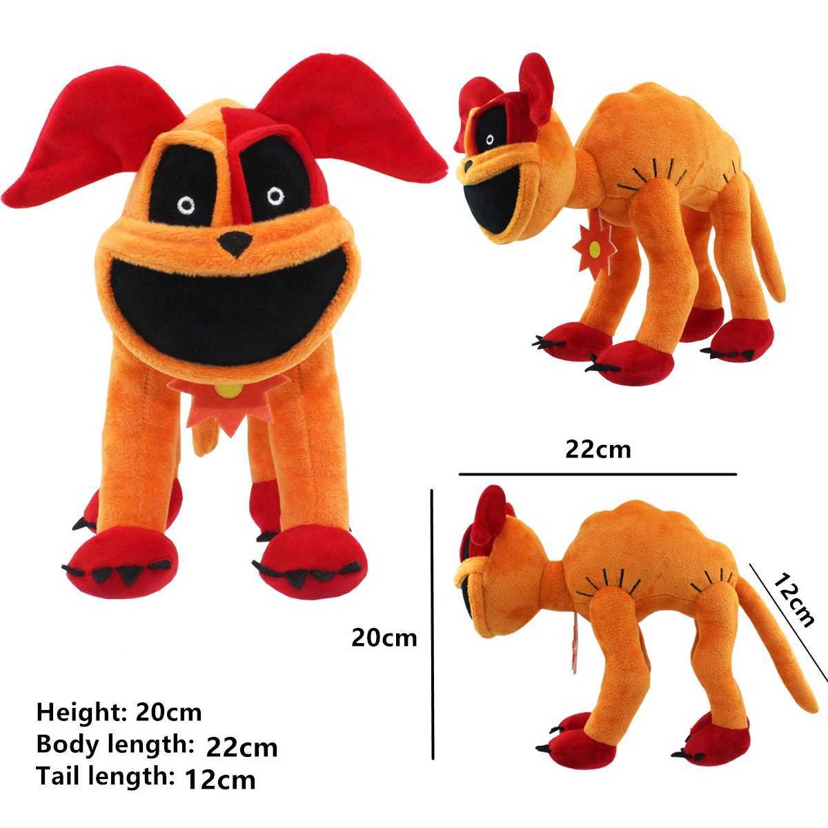 Stuffed Plush Animals New Smiling Animal Plush Hoppy Hopscotch Dog Day CatNap Doll Toy Soft Fill Plush Peluches Pillow Christmas Gift T240531