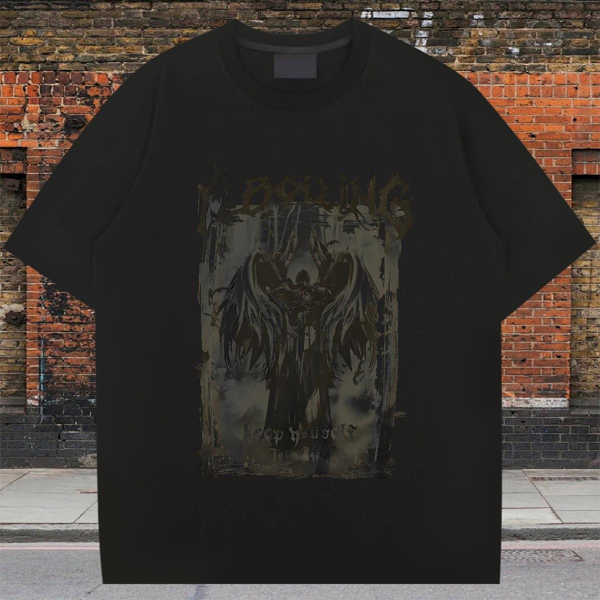 Designer T-Shirts Customized Tshirt for Man Woman High Street Hip Hop 180g Cotton Classic Wear