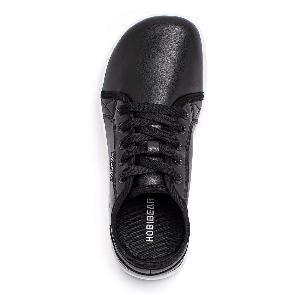 For HOBIBEAR Minimalist Men Wide Toe Barefoot Zero Drop Casual Leather Fashion Sneakers Lightweight Walking Shoes Ddmysaturn