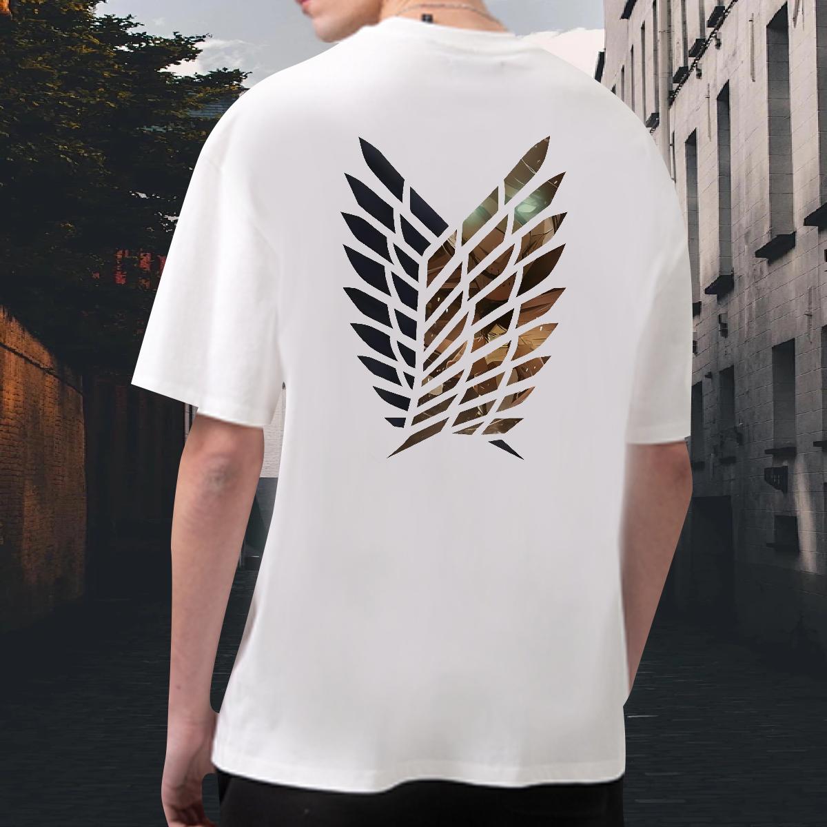 Fashion Casual T Shirt For Man Custom Cartoon Casual Daily Wear Men Tshirts Breathable Short Sleeve Wholesale Tees