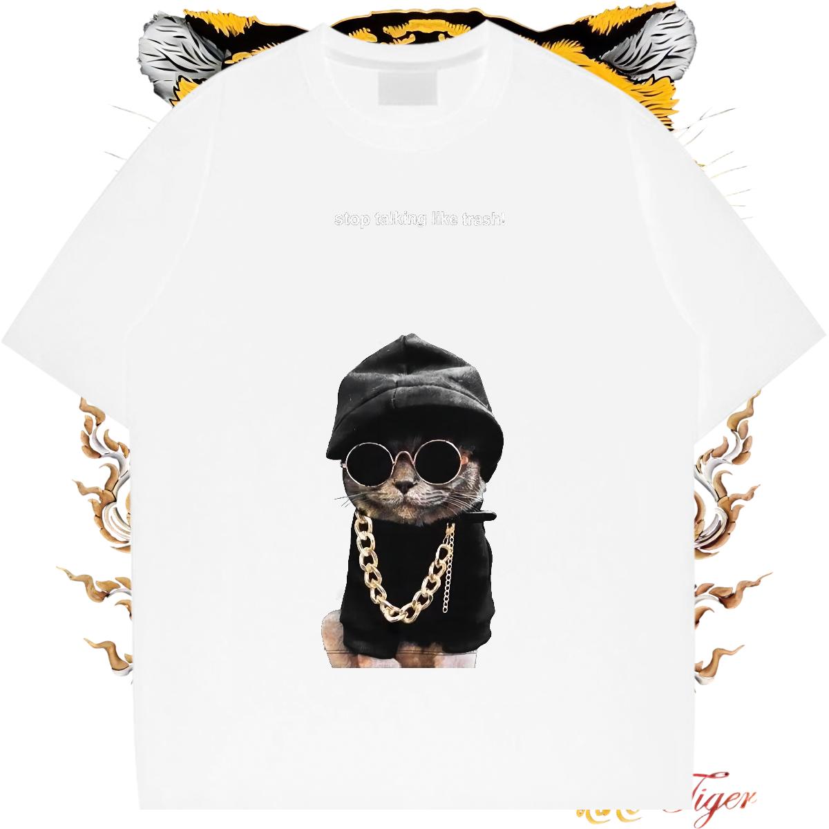 DIY Customized T-Shirts Short Sleeve Cotton O-Neck Street wear Hip Hop Tshirt for Man Woman Plus Size Custom Loose Tops