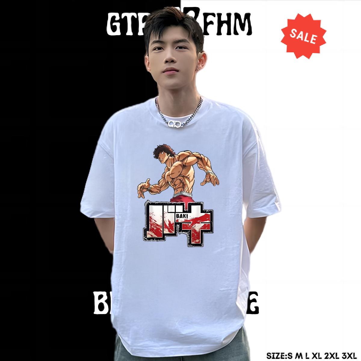 Brand Man T Shirts Street Wear Cotton Breathable Soft Men Tops Tees 2024 Anime Print Tees Shirts
