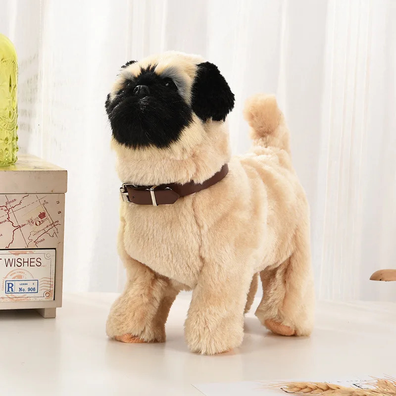 Simulation Robot Dog Electronic Pet Sound Control Walking Nodding Music Touch Control Robot Animal Pet Children Toy Gifts 240530