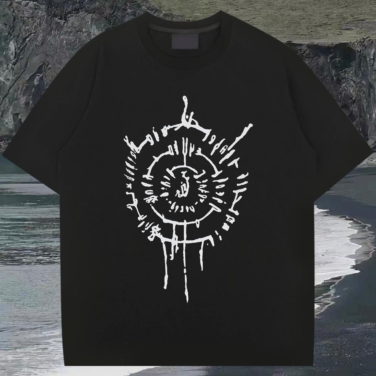 Loose Fit T Shirt For Man Daily Wear Cotton Breathable Soft Tshirts Designer DIY Logo Clothes
