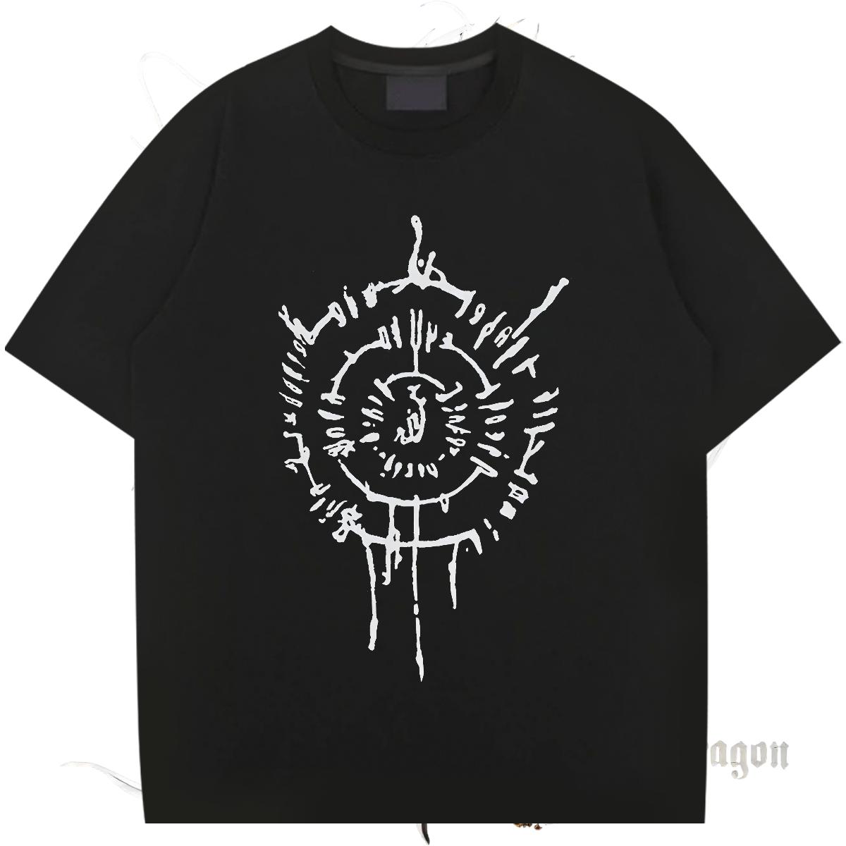 Brand T-Shirts for Men Daily Wear Breathable Crew Neck Cotton Mens Tshirts Designer DIY Anime Tops