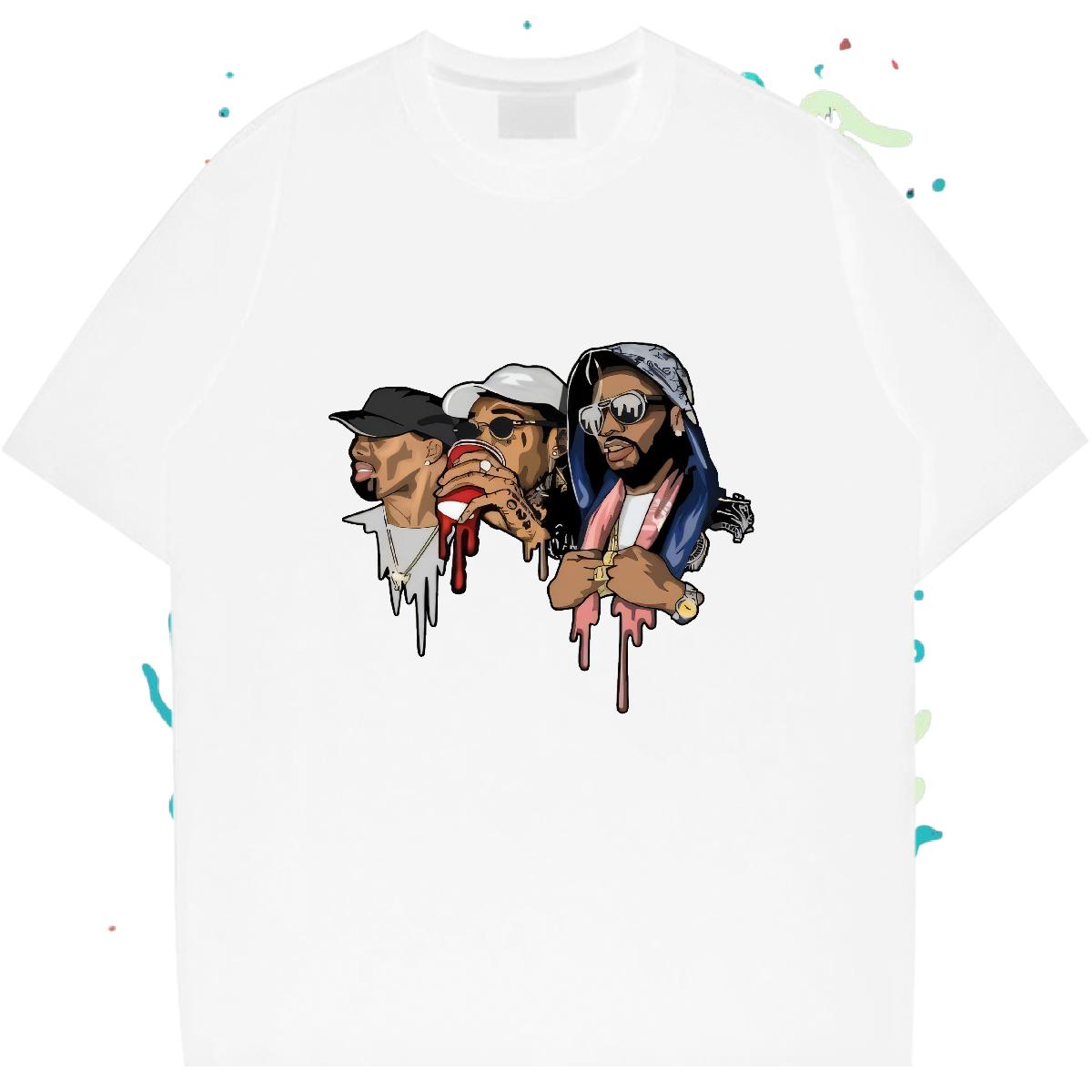 Classic T Shirt For Man Hip Hop Street Short Sleeve Cotton O-Neck Couples T Shirts New Graphic Polos