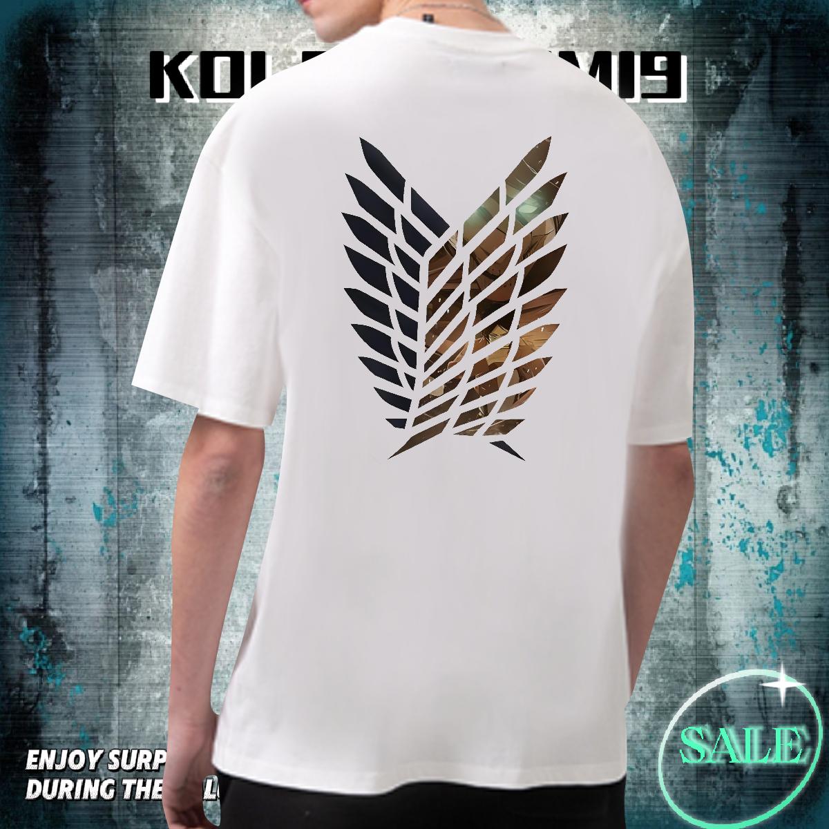Classic Men T Shirts Cartoon Printing S-3XL High Street Hip Hop Men Tees Cotton O Neck Short Sleeves Designer Clothings