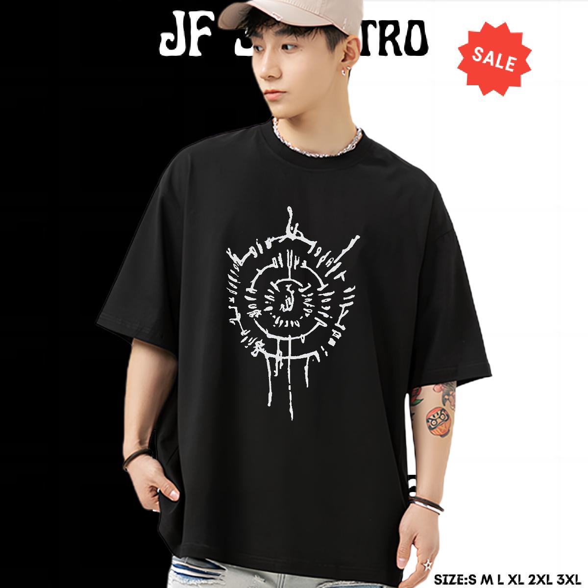 Fashion New Men T Shirts Anime Print Tshirts Beach Breathable Crew Neck Cotton High Quality Polos