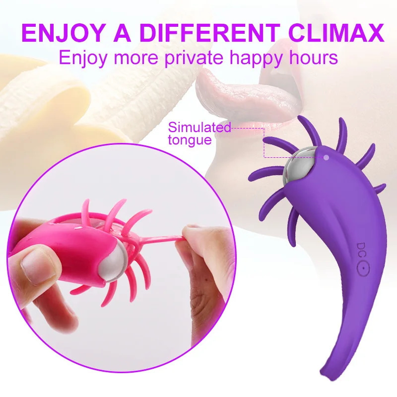 Male Penile Ring Rotating Vibrator Couple Sexual Toys Female Vaginal G-spot orgasmic licking Clit Stimulator Cock Sperm Locking 240516
