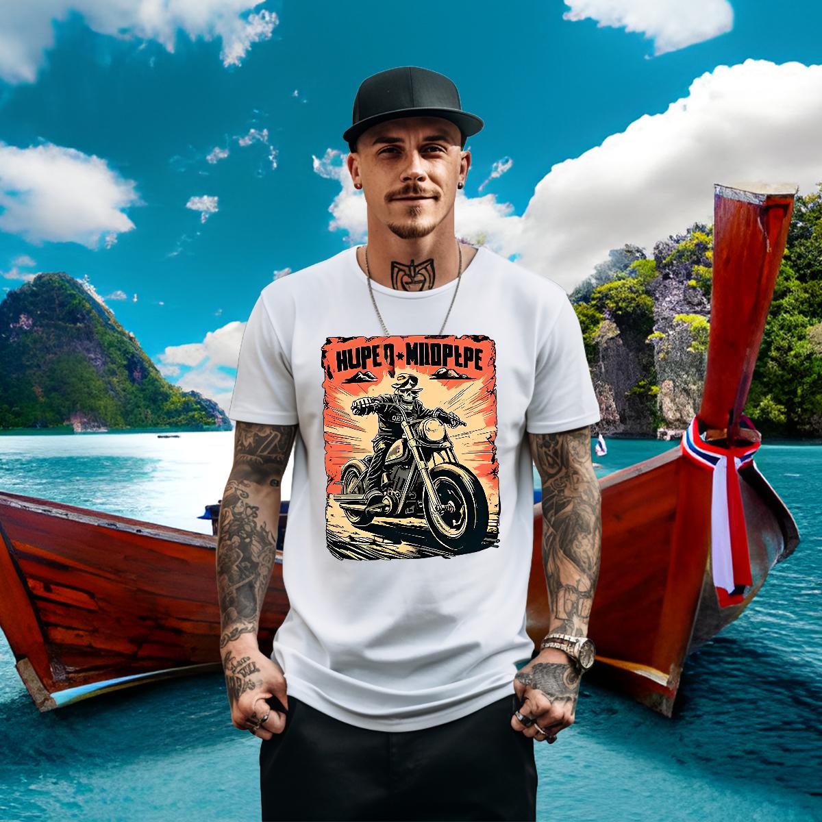 Casual New Man T Shirts Custom Print Oversized Casual Daily Wear Tshirts Cotton O Neck Short Sleeves Cool Design Wear