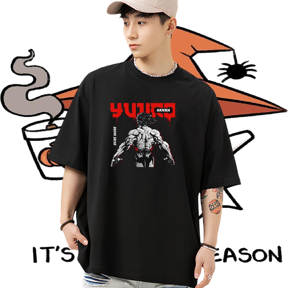 Classic T Shirts Men Short sleeve Cotton Soft Anime Printing Street Couples T Shirts Plus Size Custom Wholesale Clothings