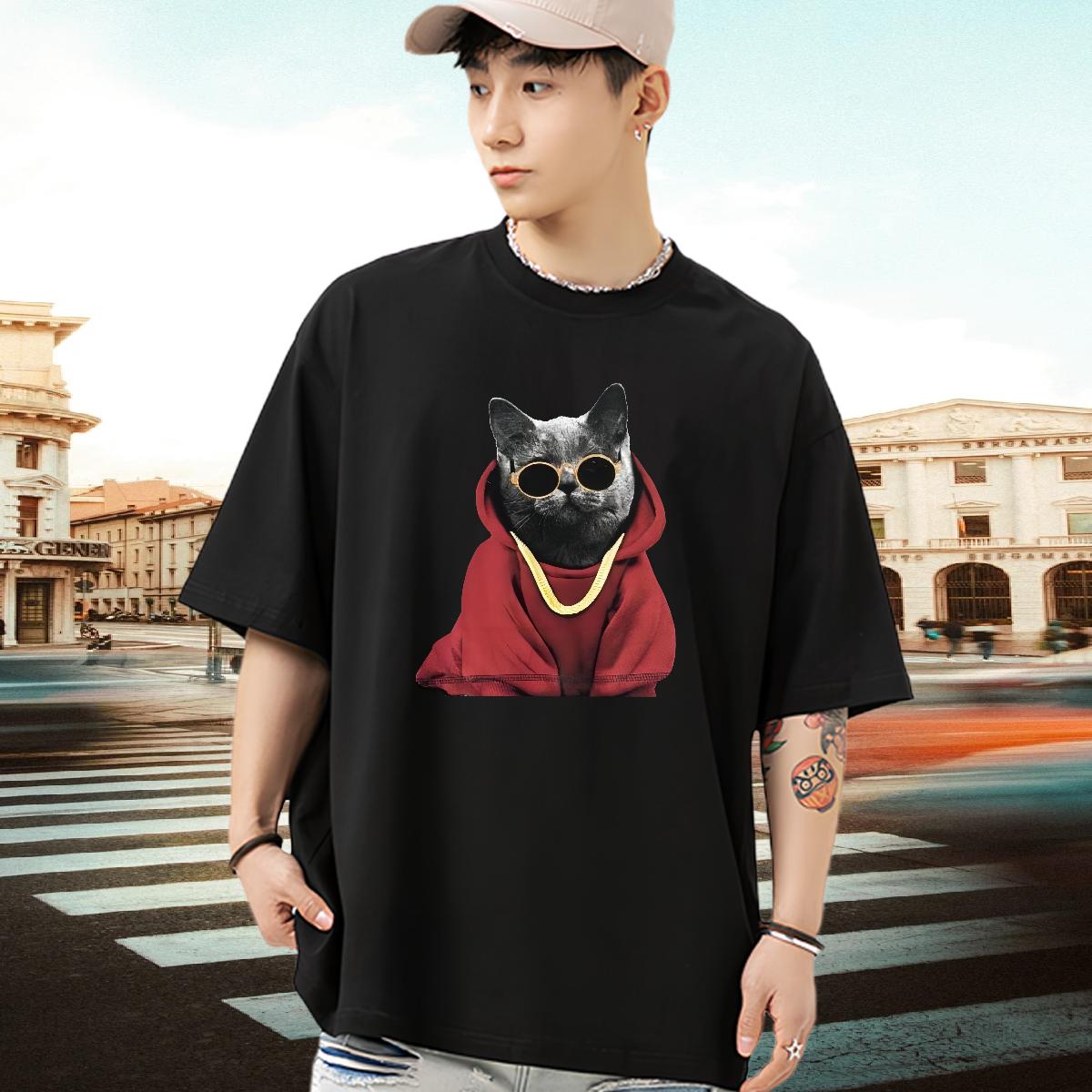 New Arrival Men T Shirts DIY Printed Men Tshirts Summer Casual Cotton O Neck Short Sleeves Soft Tees