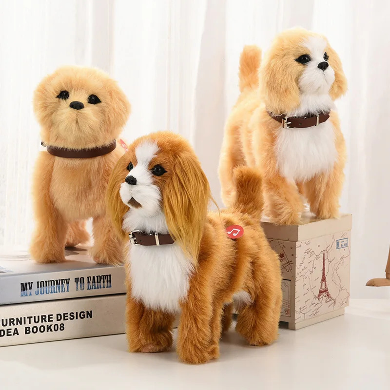 Simulation Robot Dog Electronic Pet Sound Control Walking Nodding Music Touch Control Robot Animal Pet Children Toy Gifts 240530
