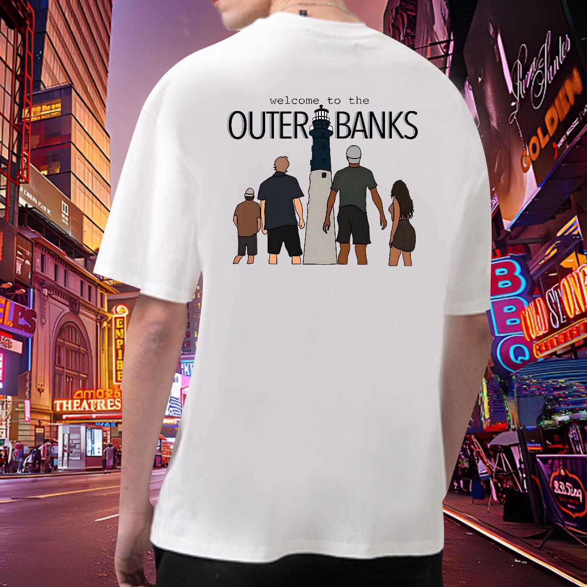 2024 DIY T shirt Cartoon Printing S-3XL Men Tshirts Beach Crew Neck Cotton Classic Tees